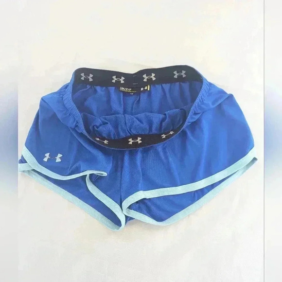 Under Armour Women's Size Small Blue Loose Fit Athletic Shorts - Picture 3 of 11